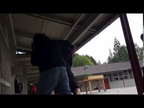 Lucas and Rhys get in a scuffle