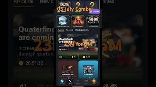 HAMSTER KOMBAT DAILY COMBO CARDS TODAY JULY 05 #hamsterkombat #crypto #dailycombo #combo