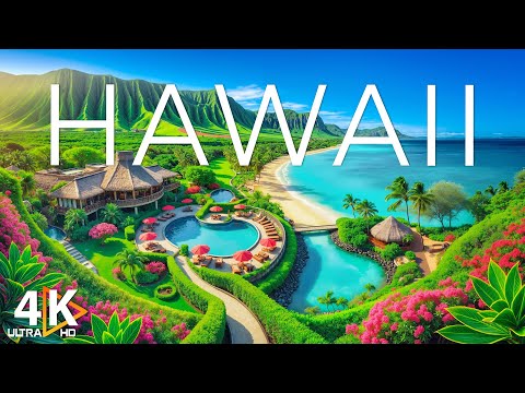HAWAII 4K UHD - Scenic Relaxation Film with Calm Music - 4K Video Ultra HD