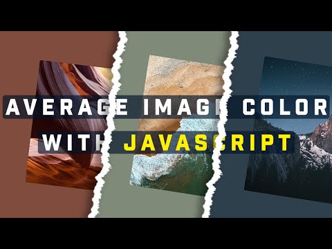 Average Image Color With JavaScript | JavaScript Project For Beginners | JS projects for practice