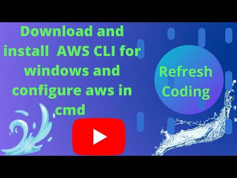 Download and Install AWS CLI in windows and configure AWS in cmd.