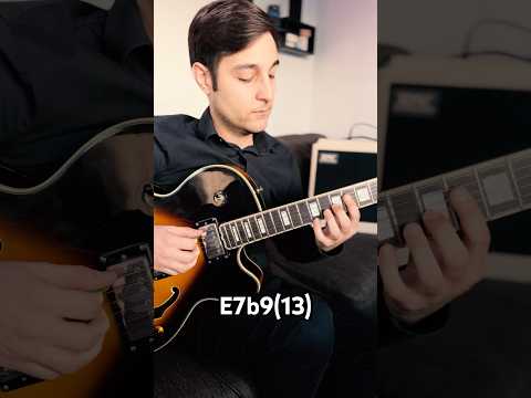 Play this instead of E7! #jazzguitar #guitartutorial #guitarlesson #guitarchords #guitarist #jazz