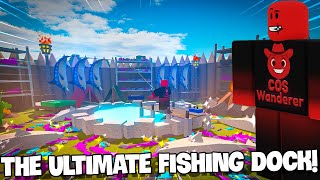 I Built the Ultimate Fishing Dock in 99 Nights in a Forest!