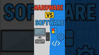Hardware vs Software | What's the Difference? #computer  #studytips