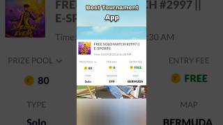 Free fire Best Tournament app 😲 For free fire #freefiretournamentapp