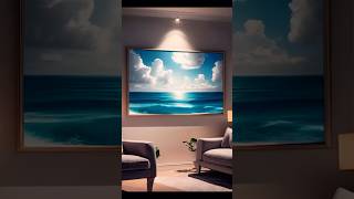 The Ocean Broke My Room😱 #surrealvideo #visualeffects #aiart #dreamcore #satisfyingvideo
