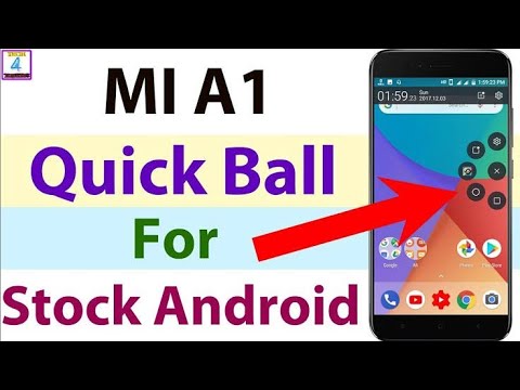 How to turn on Quick ball MI A1 For stock Android || SR Android Tips