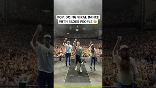 Doing viral dance with 15,000 people 🤯