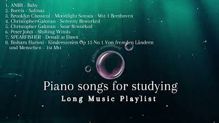 🎹📚Piano Songs for Studying #4 - Long Music Playlist, No Lyrics Music