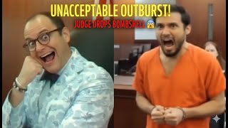 Unacceptable LIES! Defendant SCREAMS at Judge – Instant REGRET