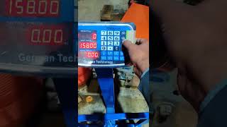 Meazan weighing scale unit price adjustment #100kg #calibrations #loadcell