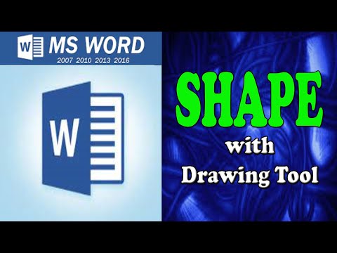 How can insert Shapes Command in MS Word