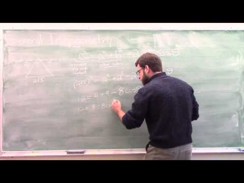 Law of Cosines Example