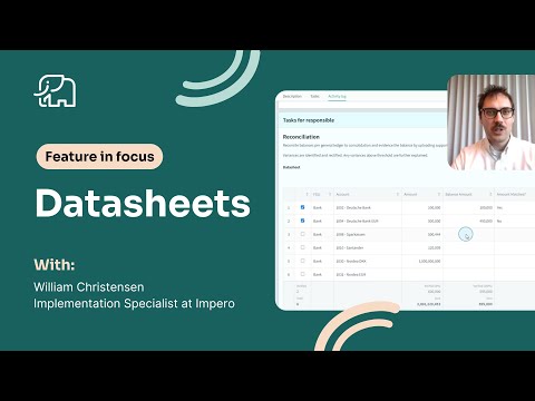 Feature in focus: Datasheets with William from Impero