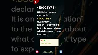 HTML Series #1 #shorts #trending