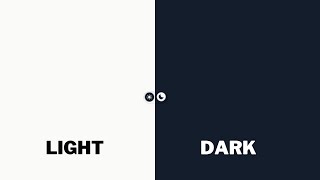 Professional Light/Dark mode Toggle with Javascript