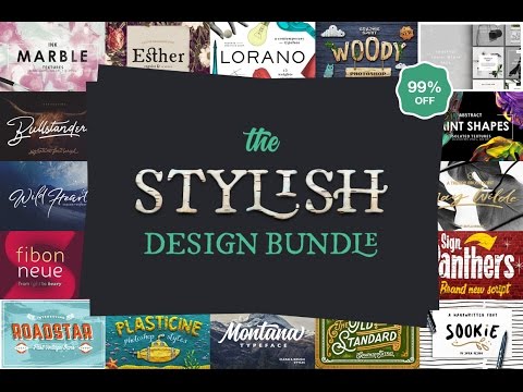 The Stylish Design Bundle - 99% Off
