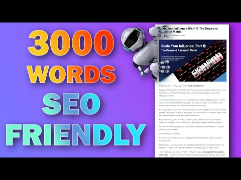 This AI Writes 3000 Word Blogs In Seconds