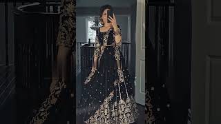 Exquisite Faux Georgette Lehenga with 3mm Sequins & Multi Needle Work