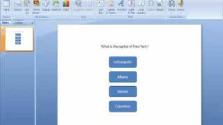 Creating an interactive quiz using PowerPoint (part 1)
