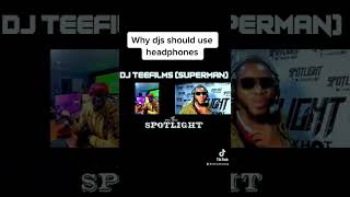 Why djs use headphones #dj #newvideo #djing #howtodj #djing #afrobeat #sharetheknowledge