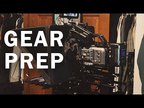 Gear prepping for different shoots | Sony FX6 | Vlog 017