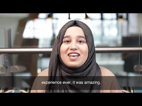 DMU student Lamima provides hearing screening in India