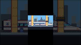 Pixel Art Timelapse - Train Station