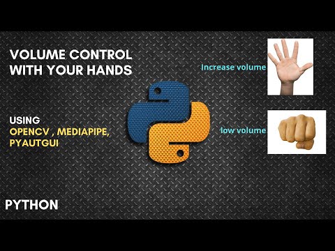 Making Gesture to control Volume of Pc | opencv-mediapipe-pyautogui | Python For Beginners | #mr