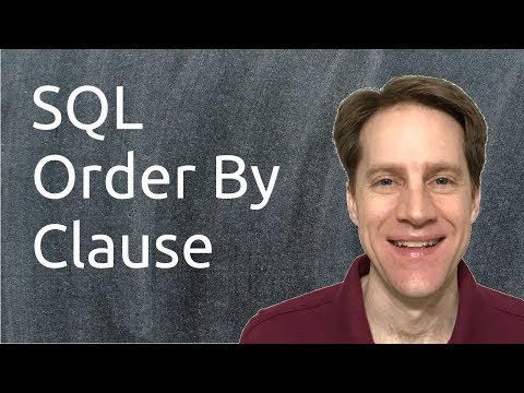 SQL Order By Clause