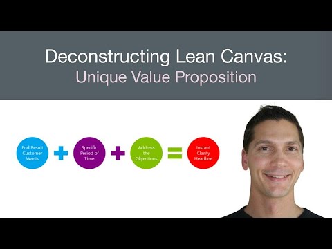 Deconstructing Lean Canvas: Unique Value Proposition