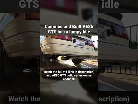 Built AE86 GTS 4AGE 16V has a lumpy idle with Tomei Poncams & Fujitsubo Legalis R Exhaust
