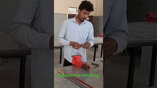 Squareness checking process #ititraining #machine #iticoursework #itivlog #itiexperiment