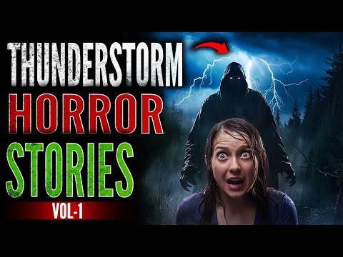 3 True Scary Thunderstorm Horror Stories Told to the Sound of Rain | Relax and Fall Asleep Quickly