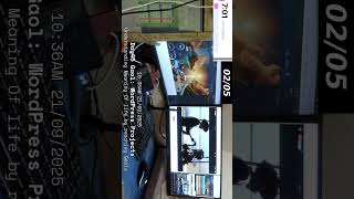 A day in 45seconds | Searching the meaning of life through finishing goals #meaningOfLife #code