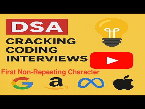 First Non-Repeating Character – Python DSA Pattern You Must Know 🔍🔥