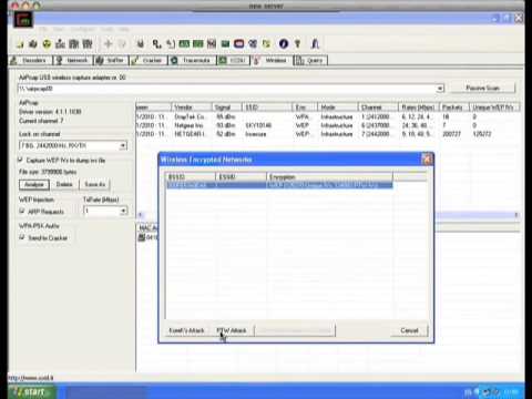 Cracking WEP Encryption with Cain and AirPcap HIGH