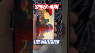 Spider-Man Live Wallpapers on Samsung S25 Ultra – 3D Animation! #shorts #spiderman