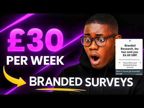 Earn £30+ a WEEK with BRANDED SURVEYS WITHOUT ID VERIFICATION Here’s How! || MAKE MONEY ONLINE