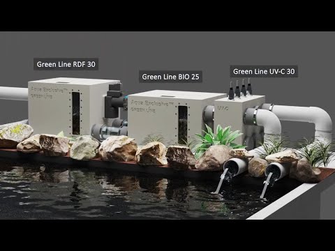 Automatic koi pond filter system (RDF) - Aqua Exclusive™ Green Line 2023