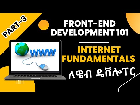 ዌብ ዴቨሎፐር - Front-End Development 101: Understanding Internet Fundamentals .. in Amharic | Mr Perfect