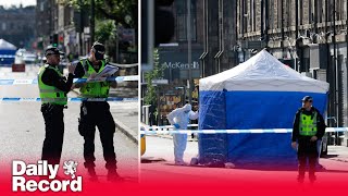 Man dies in Edinburgh street as police probe suspicious death