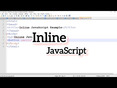 How to Use Inline JavaScript in HTML