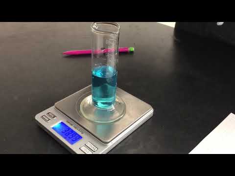 Densities of two liquids