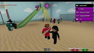 Roblox playing squid game server as a guard