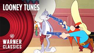 Looney Tunes | Classic Bugs Bunny vs. Yosemite Sam Compilation | Warner Classics