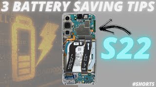 Samsung Galaxy S22 Battery Tips #shorts
