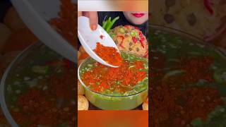ASMR: SPICY PANIPURI EATING #asmr #mukbang #shorts #compilation #eating