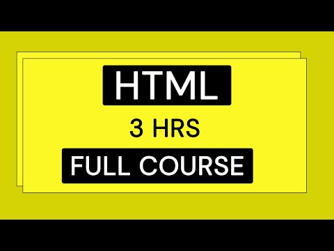 HTML Tutorial for Beginners: HTML Crash Course