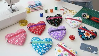 3 Adorable mini bag styles that make great Valentine's Day gifts 💟 Gift Sewing Ideas 💟